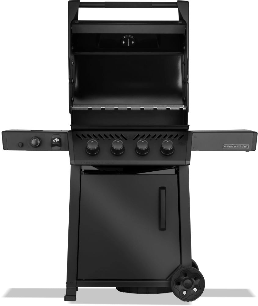 Phantom Freestyle PRO 425, mit Edelstahlrosten, Sizzle Zone und Tür, Mattschwarz | 2026 - grillstir.comPhantom Freestyle PRO 425, mit Edelstahlrosten, Sizzle Zone und Tür, Mattschwarz | 2026GrillNapoleongrillstir.com