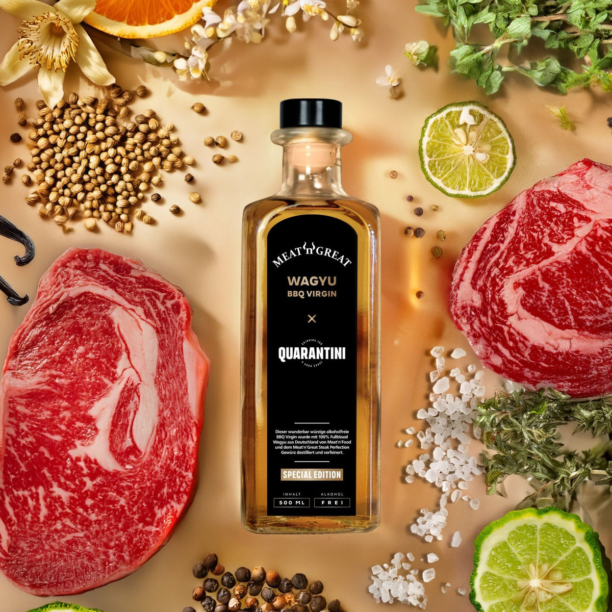 Quarantini × Meat'n'Great Wagyu BBQ Gin (nur 111 Packages) - grillstir.comQuarantini × Meat'n'Great Wagyu BBQ Gin (nur 111 Packages)AlkoholBABOSSAgrillstir.com