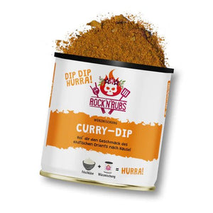 Rock 'n' Rubs Dip Dip Hurra Curry Dip - 140 g - grillstir.comRock 'n' Rubs Dip Dip Hurra Curry Dip - 140 gGewürzeRock 'n' Rubsgrillstir.com
