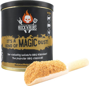 Rock 'n' Rubs It´s a Kind Magic Dust (170g) - grillstir.comRock 'n' Rubs It´s a Kind Magic Dust (170g)Rock n' Rubsgrillstir.com2012468002000104260715220100