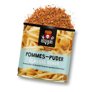 Rock 'n' Rubs Pommes - Puder Classic Diner - 150 g - grillstir.comRock 'n' Rubs Pommes - Puder Classic Diner - 150 gGewürzeRock 'n' Rubsgrillstir.com