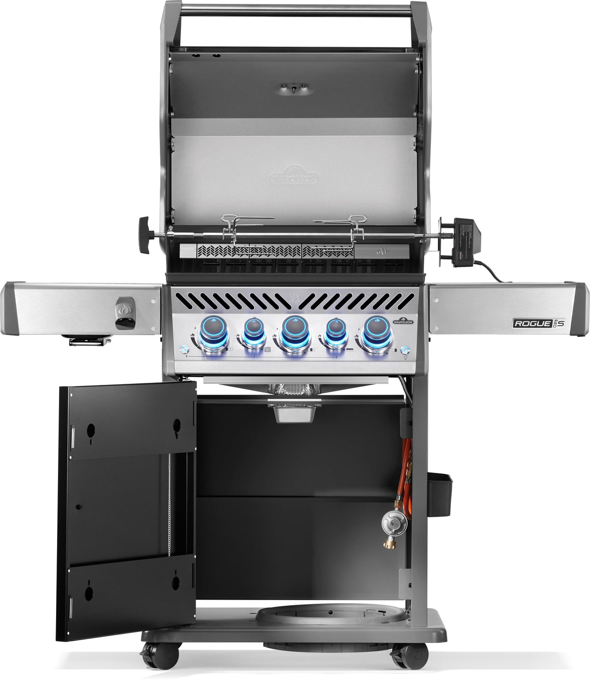 Rogue PRO - S 425 mit Gußrosten, Schwarz, inkl. Drehspieß - grillstir.comRogue PRO - S 425 mit Gußrosten, Schwarz, inkl. DrehspießNapoleongrillstir.comRPS425RSIBPK - 2 - DE - R0629162152329