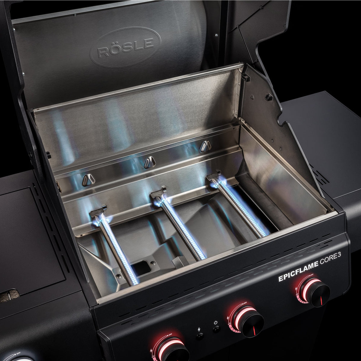 Rösle Epicflame Core 3 | Neustes Modell - grillstir.comRösle Epicflame Core 3 | Neustes ModellRöslegrillstir.com