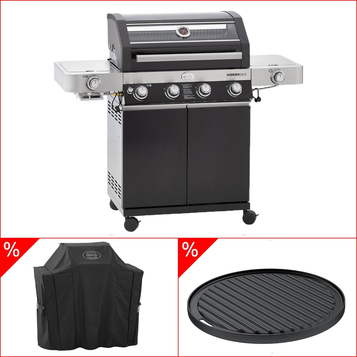 Rösle Gasgrill BBQ - Station VIDERO G4 - S Vario + 50 mbar inkl. GRATIS Abdeckhaube und Grillplatte rund - grillstir.comRösle Gasgrill BBQ - Station VIDERO G4 - S Vario + 50 mbar inkl. GRATIS Abdeckhaube und Grillplatte rundRöslegrillstir.com25524_25517_25423