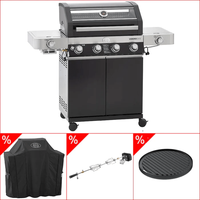 Rösle Videro G4 - S Vario+ schwarz inkl. Abdeckhaube, Rotisserie & Grillplatte rund - grillstir.comRösle Videro G4 - S Vario+ schwarz inkl. Abdeckhaube, Rotisserie & Grillplatte rundRöslegrillstir.com25524_25517_25423_25436