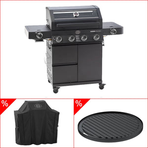 Rösle Videro Pro G4 - S Vario+ 50mbar inkl. GRATIS Abdeckhaube und Grillplatte, rund - grillstir.comRösle Videro Pro G4 - S Vario+ 50mbar inkl. GRATIS Abdeckhaube und Grillplatte, rundRöslegrillstir.com25571_25517_25423