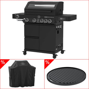 Rösle Videro Pro G4 - SB smart Vario+ 50mbar Bundle inkl. GRATIS Abdeckhaube und Grillplatte, rund - grillstir.comRösle Videro Pro G4 - SB smart Vario+ 50mbar Bundle inkl. GRATIS Abdeckhaube und Grillplatte, rundRöslegrillstir.com25602_25517_25423
