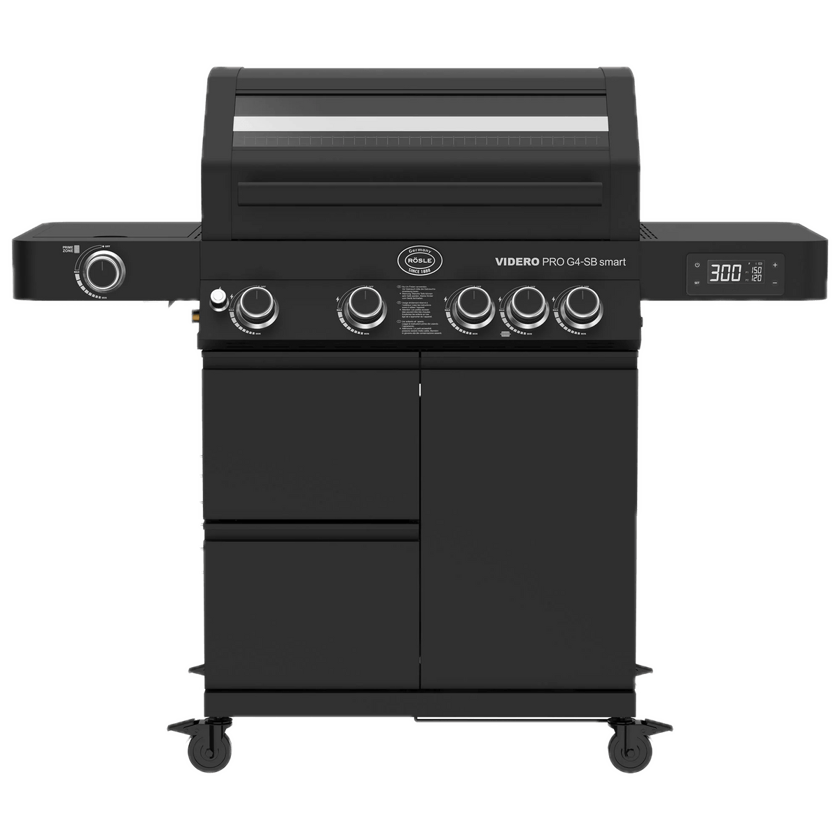 Rösle Videro pro Smart Bundle - mit Grillplatte, Rotisserie, Räucherbox und Abdeckhaube - grillstir.comRösle Videro pro Smart Bundle - mit Grillplatte, Rotisserie, Räucherbox und AbdeckhaubeGrillRöslegrillstir.com