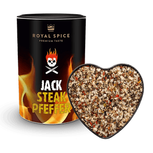 Royal Spice Jack Steakpfeffer Gewürzzubereitung, 90g Dose - grillstir.comRoyal Spice Jack Steakpfeffer Gewürzzubereitung, 90g DoseGewürzeRoyal Spicegrillstir.com