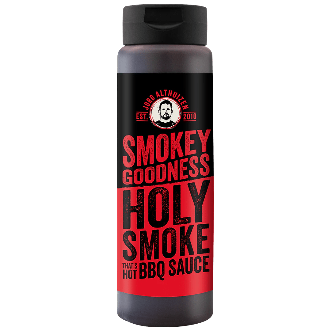 Smokey Goodness Holy Smoke Thats Hot! BBQ Sauce - 500 ml - grillstir.comSmokey Goodness Holy Smoke Thats Hot! BBQ Sauce - 500 mlSmokey Goodnessgrillstir.com