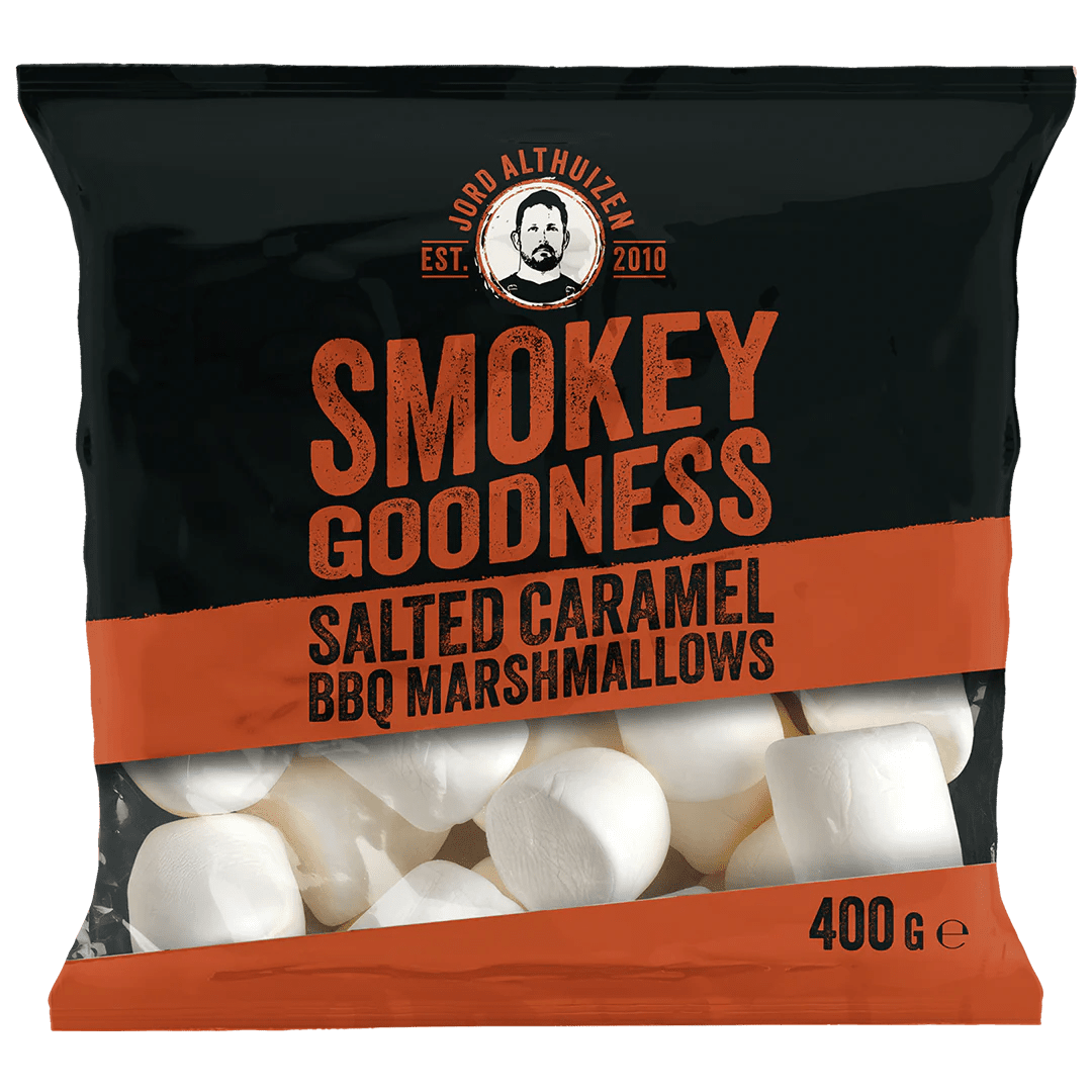 Smokey Goodness Marsgmellows Karamel - 400 g - grillstir.comSmokey Goodness Marsgmellows Karamel - 400 gSmokey Goodnessgrillstir.com