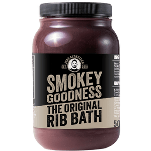 Smokey Goodness Original Rib Bath 500 ml - grillstir.comSmokey Goodness Original Rib Bath 500 mlSmokey Goodnessgrillstir.com