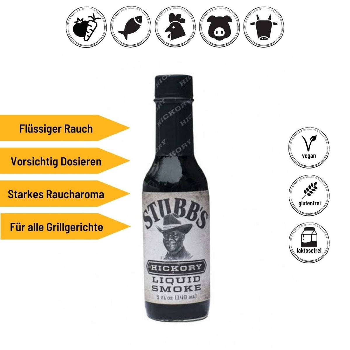 Stubb's Hickory Liquid Smoke, 148ml - grillstir.comStubb's Hickory Liquid Smoke, 148mlStubbsgrillstir.com