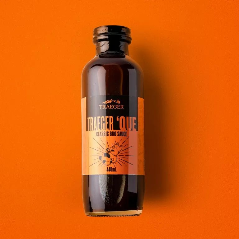 Traeger BBQ Sauce - Traeger Que, 440ml - grillstir.comTraeger BBQ Sauce - Traeger Que, 440mlTraegergrillstir.com