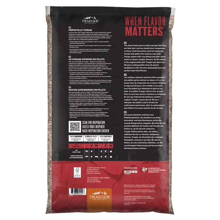 Traeger Pellets, Apfel 9kg - grillstir.comTraeger Pellets, Apfel 9kgTraegergrillstir.com
