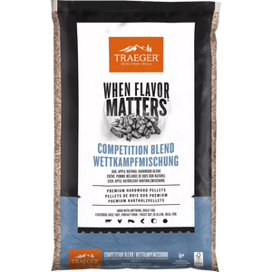 Traeger Pellets, Competition Blend 9kg - grillstir.comTraeger Pellets, Competition Blend 9kgTraegergrillstir.com