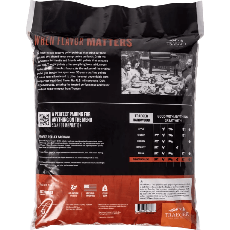 Traeger Pellets, Signature Blend 9kg - grillstir.comTraeger Pellets, Signature Blend 9kgTraegergrillstir.com