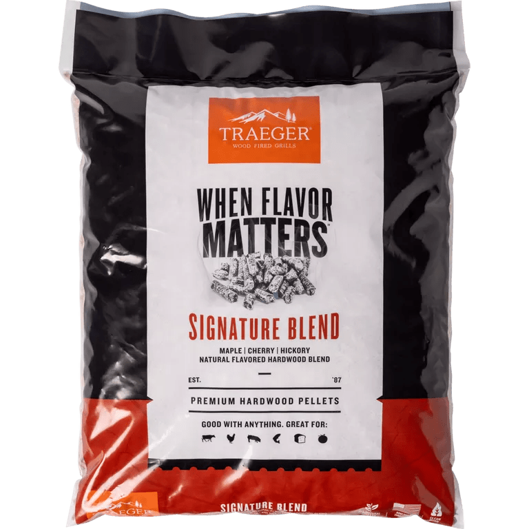 Traeger Pellets, Signature Blend 9kg - grillstir.comTraeger Pellets, Signature Blend 9kgTraegergrillstir.com
