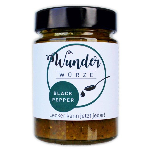 Wunderwürze, Black Pepper, 165g Glas - grillstir.comWunderwürze, Black Pepper, 165g GlasLebensmittelEatventuregrillstir.com