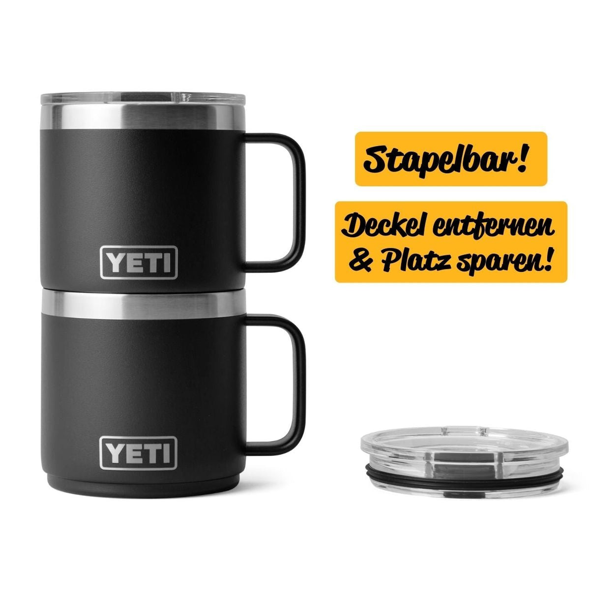 Yeti Rambler 14 oz (414 ml), Mug Black - grillstir.comYeti Rambler 14 oz (414 ml), Mug BlackYETIgrillstir.com